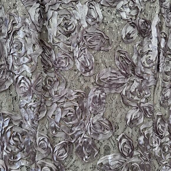 Alex Evenings Rosette A-Line Gown - Picture 5 of 7